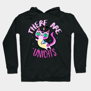 Cute Crazy Psycedelic Unicorn Cat Chimaera Artwork Hoodie